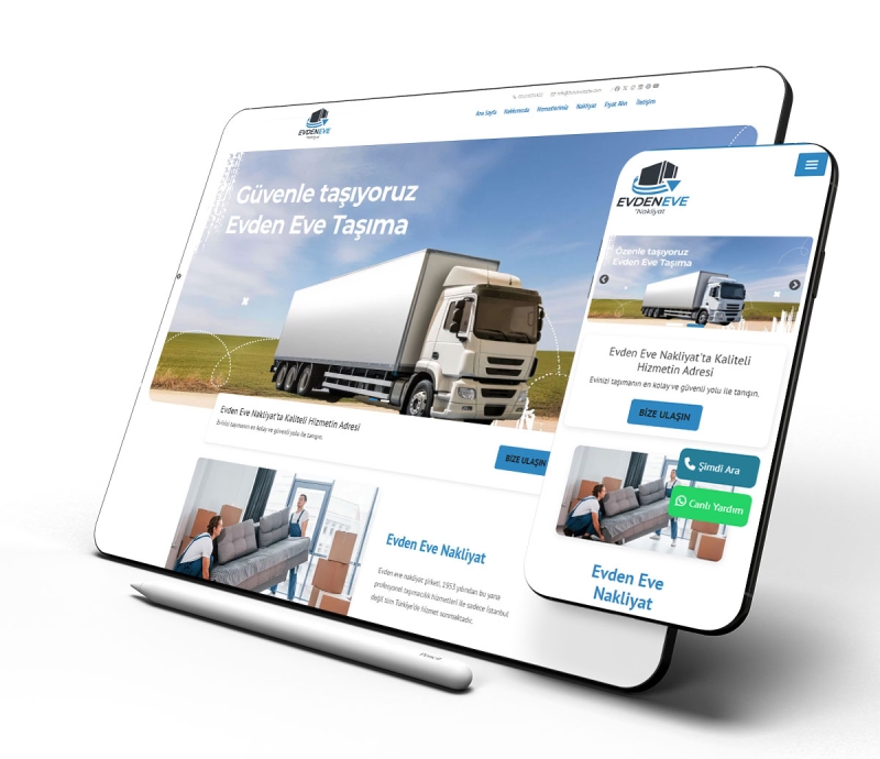 Nakliyat Web Sitesi Kur 001