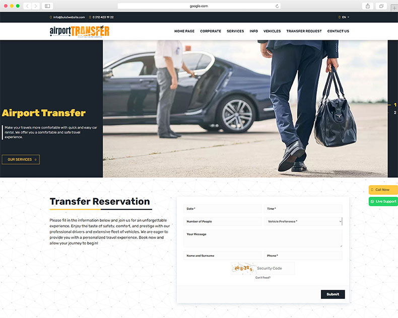 Airport VIP Transfer Web Sitesi 244