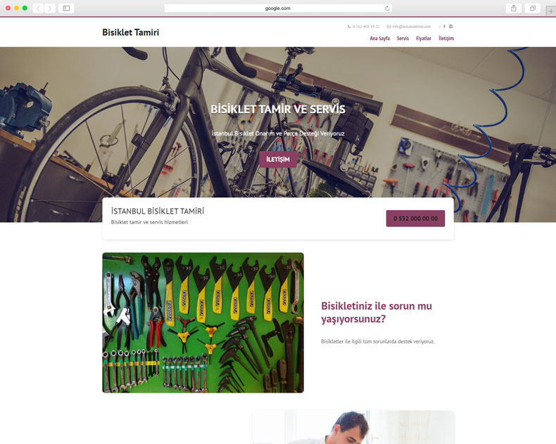 Hazır Bisiklet Tamiri Web Sitesi 108